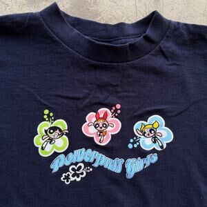 RARE Vintage y2k 2000s Cartoon Network The Powerpuff Girls Floral T-Shirt